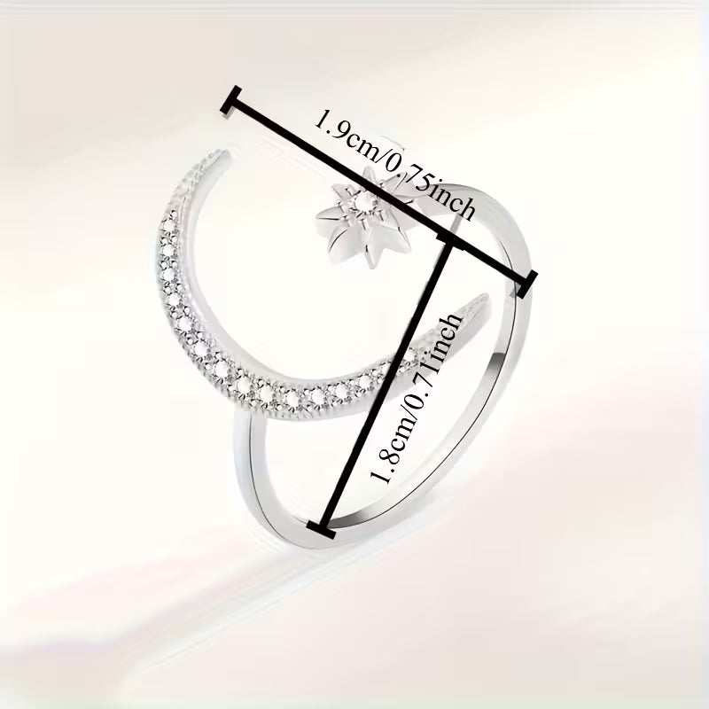Anillo luna Ajustable