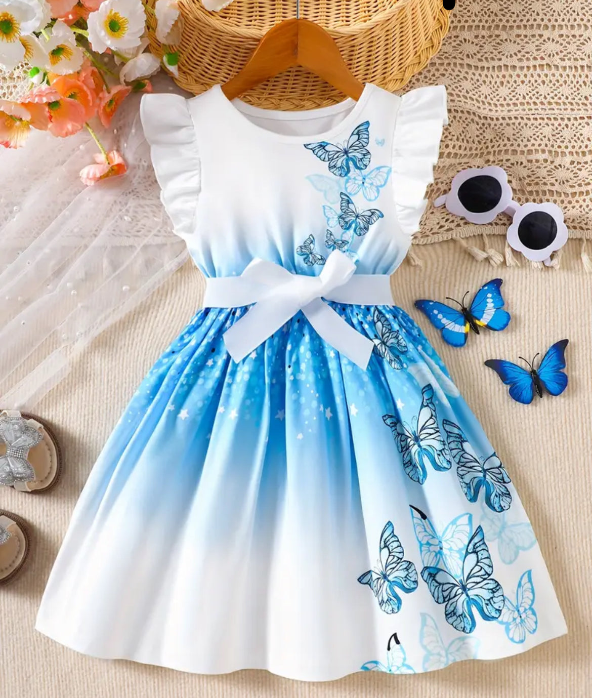 Vestido de mariposas