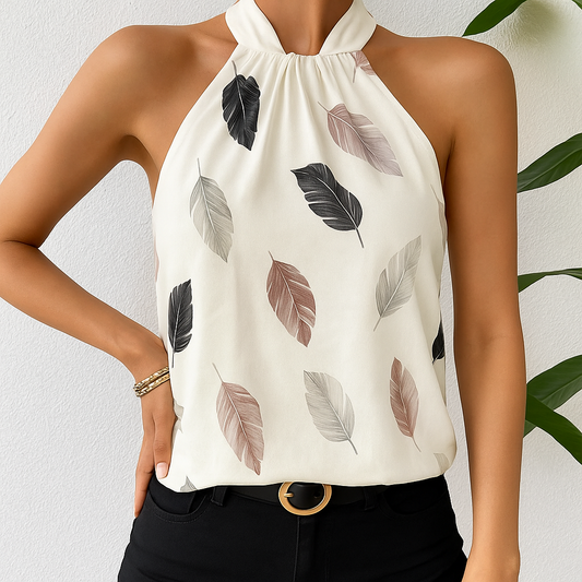 Blusa plumas | Talle XL