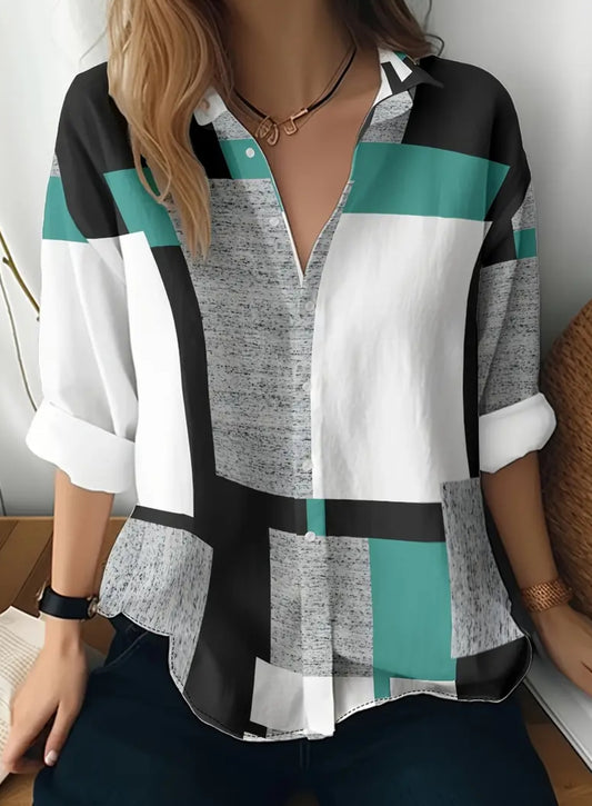 Camisa cuadros | Talle L