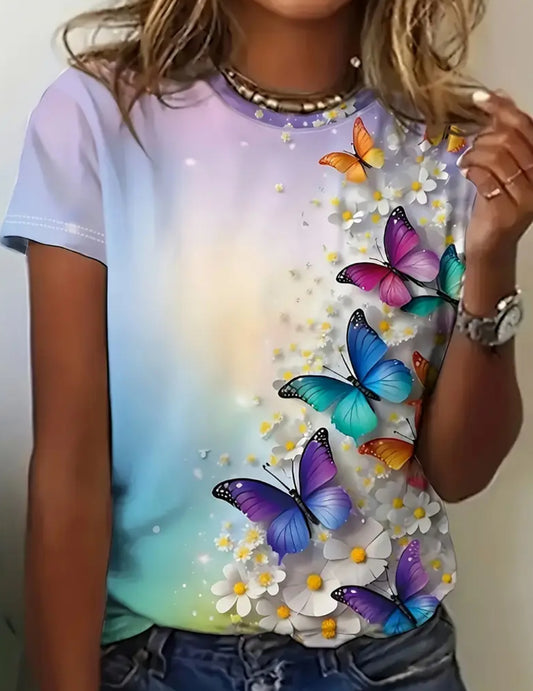 Blusa con mariposas