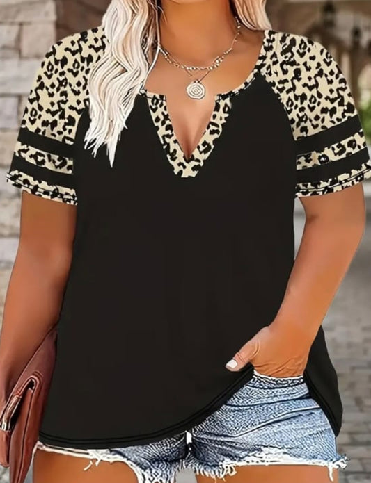 Blusa con animal print | Talle 4XL