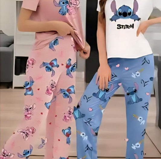 Pijama largo Stitch | Talle S