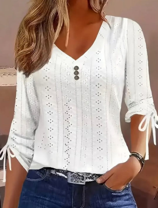 Blusa blanca | Talle 3XL