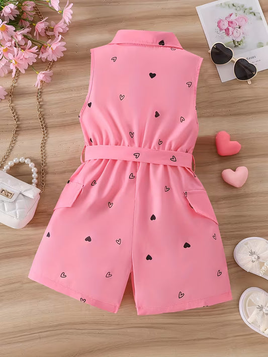 Monito rosa de niña | Talles 6 y 8