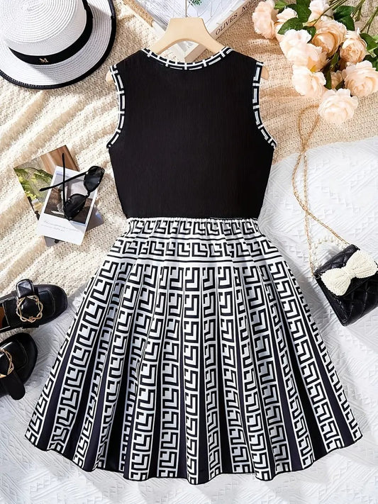 Vestido de niña sin mangas | Talle 10 12