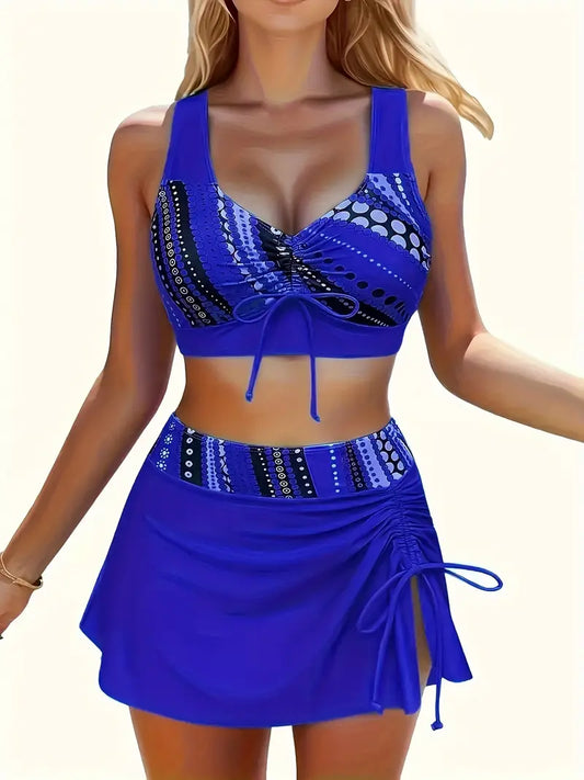 Maya azul tres piezas | Talle XL