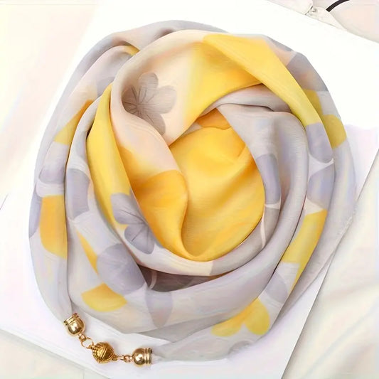 Chal amarillo muy elegante
